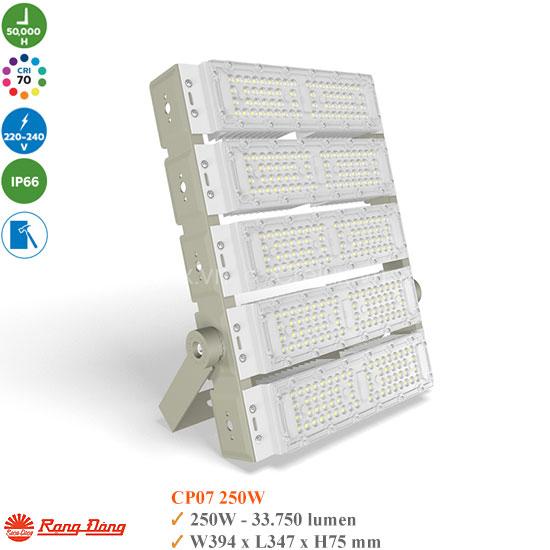 Đèn Pha Led Module Rạng Đông CP07 250W 5 Đèn Pha Led Module Rạng Đông CP07 250W