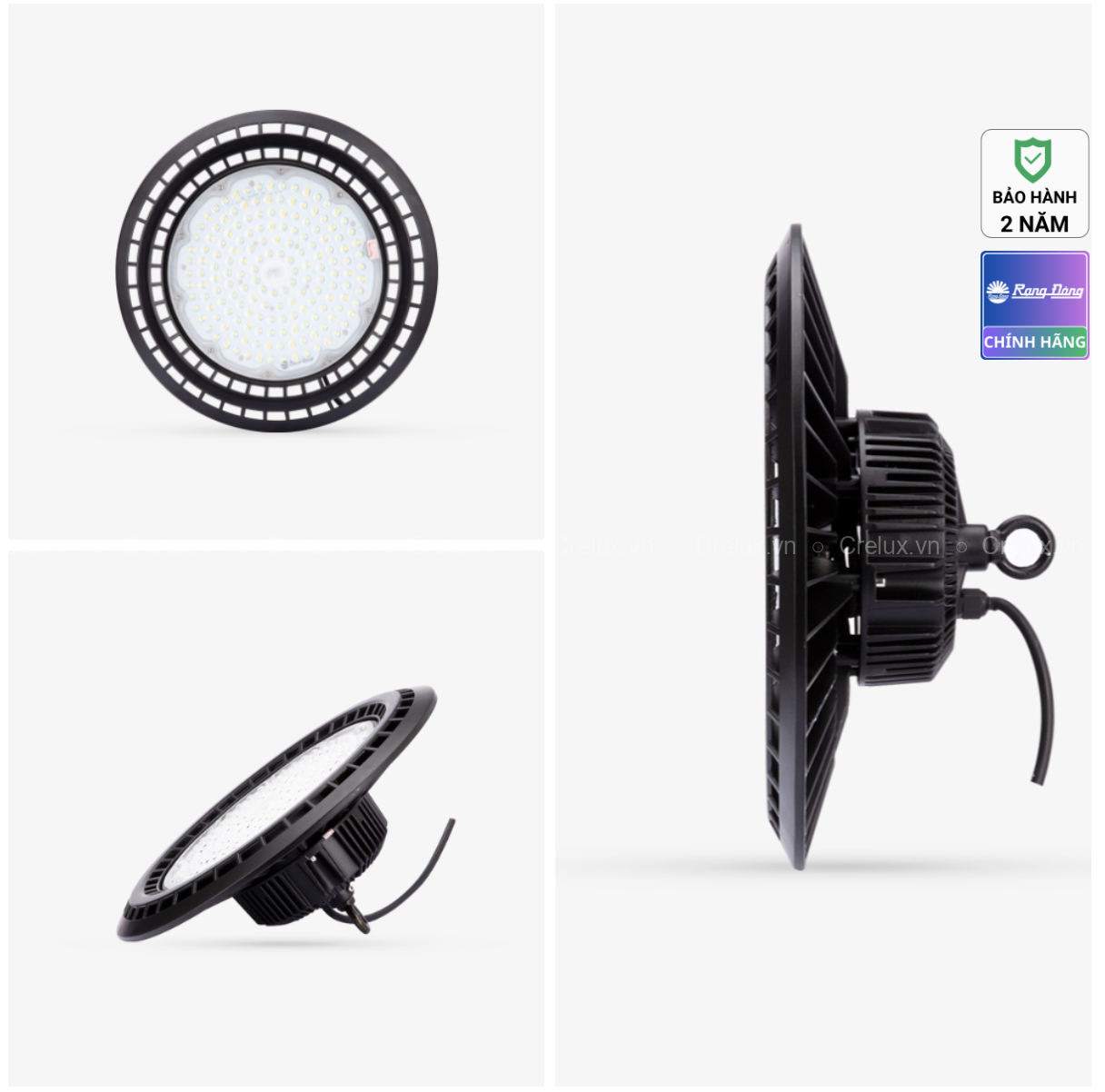 Đèn Led Nhà Xưởng Rạng Đông 200W/250W- Highbay UFO HB03 Rạng Đông 6 Đèn Led Nhà Xưởng Rạng Đông 200W/250W- Highbay UFO HB03 Rạng Đông